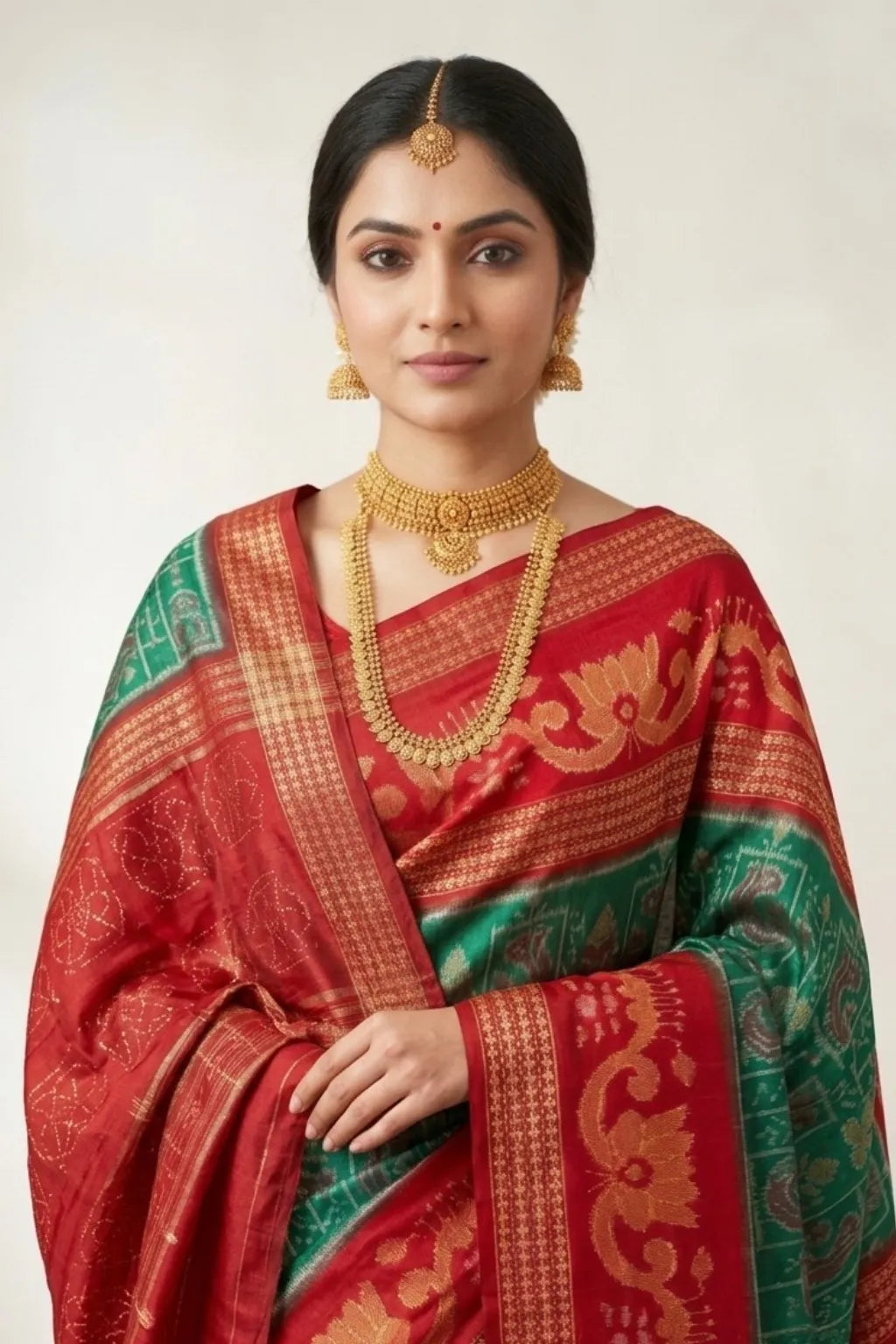Madhuri Gree Handwoven Sambalpuri Cotton Saree