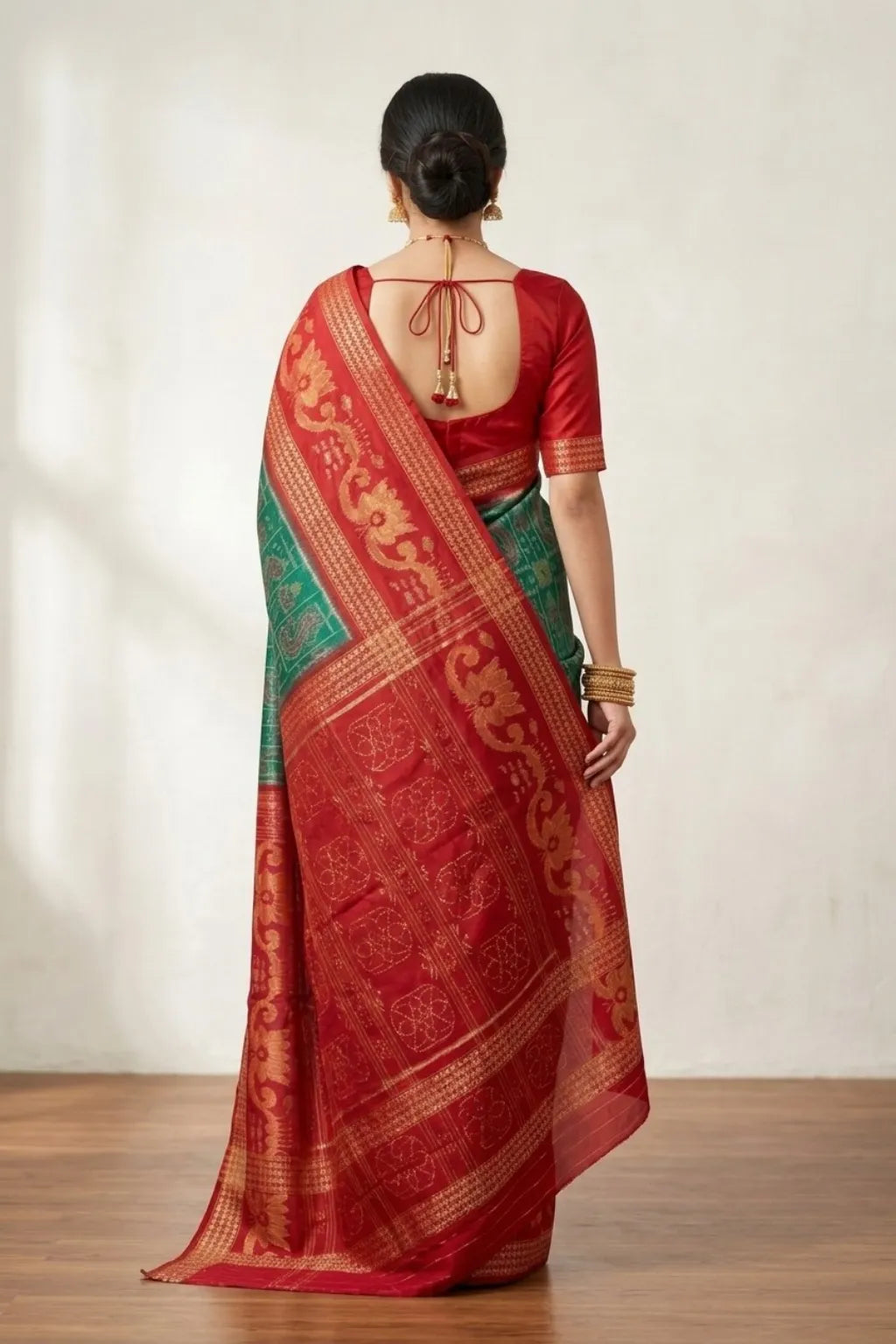Madhuri Gree Handwoven Sambalpuri Cotton Saree